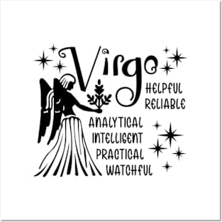 Zodiac Signs Virgo Posters and Art